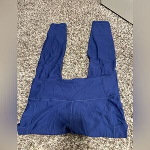 Lululemon Psychic Blue Fast and Free High Rise